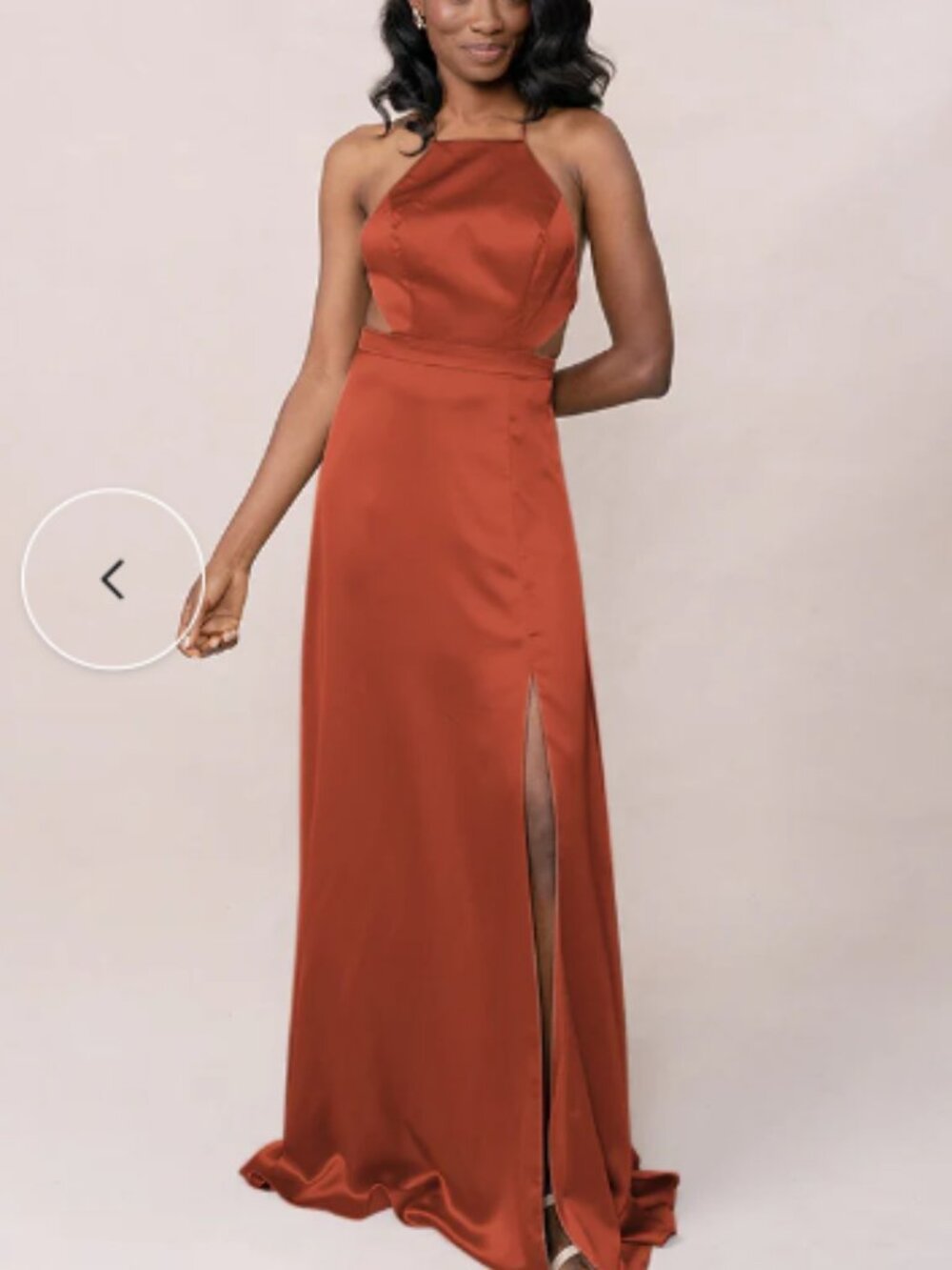 REVELRY- Haven Satin (Rust- Size 2)